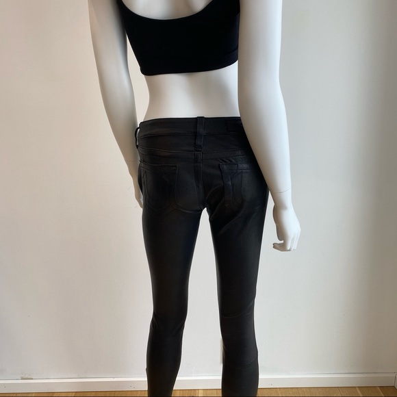 True Religion Vintage Real Leather Jeans Sz 25 - Picture 4 of 16